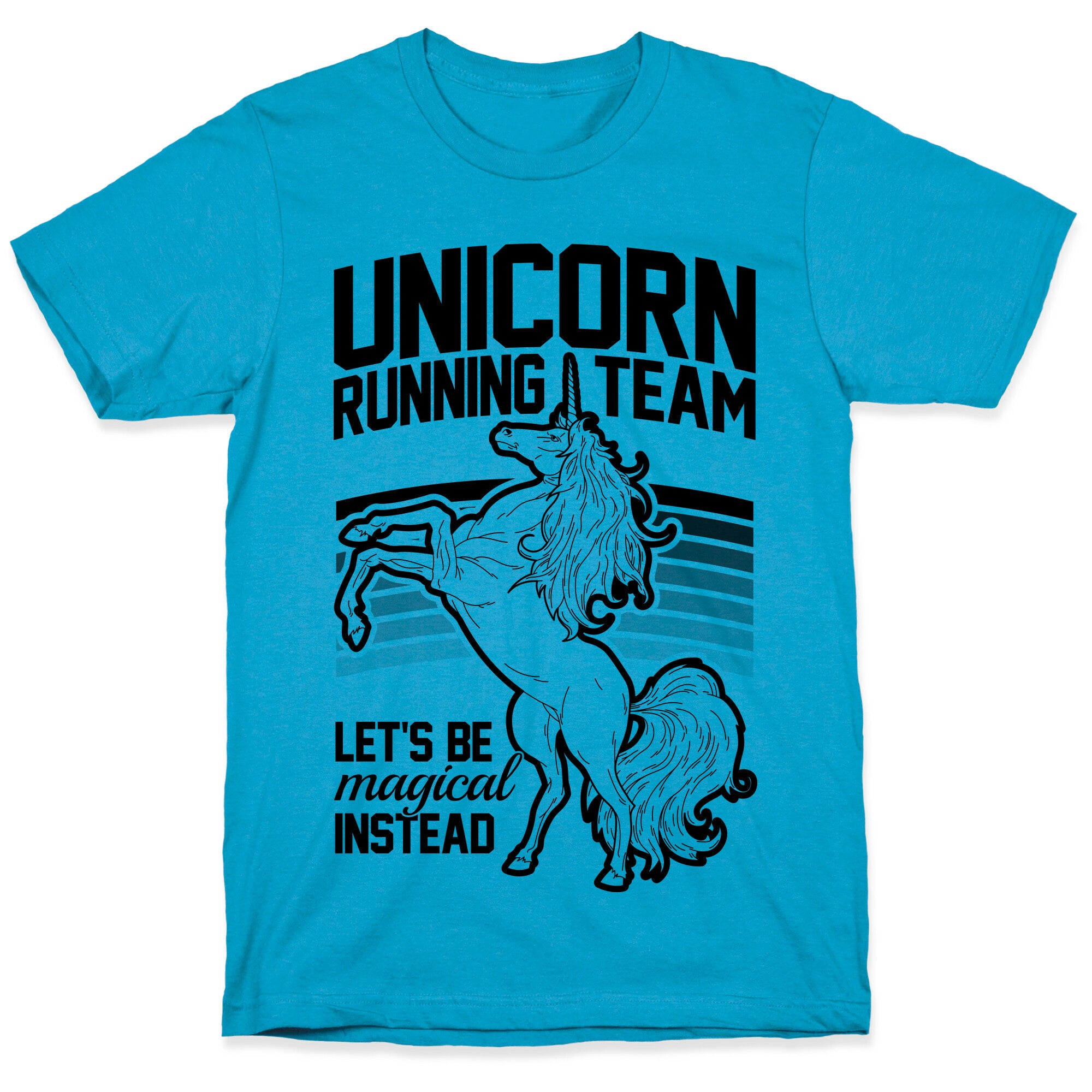 Unicorn Running Team Unisex Triblend Tee